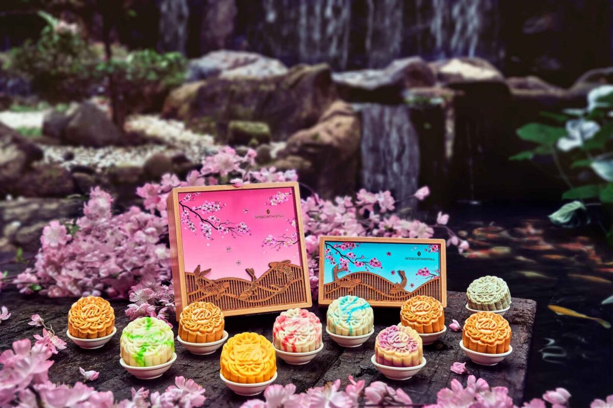 The ‘Moonlit Garden’ mooncake collection by InterContinental Kuala Lumpur.