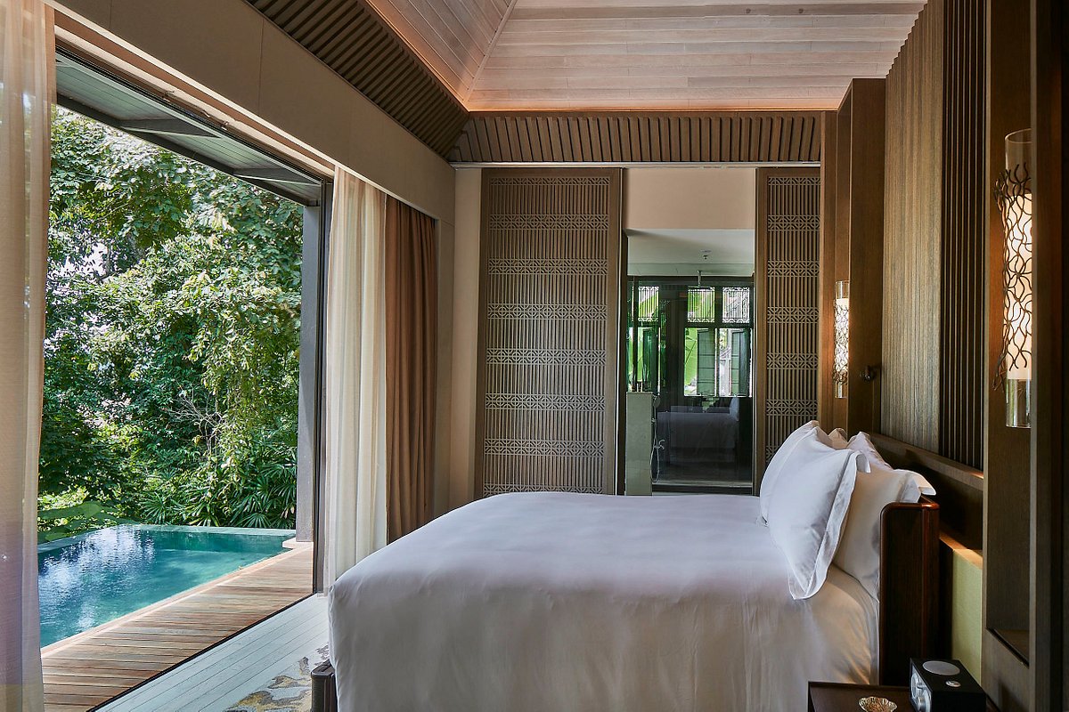 1 Bedroom Villa with the rainforest view and a private pool. Image credit to The Ritz-Carlton Langkawi.