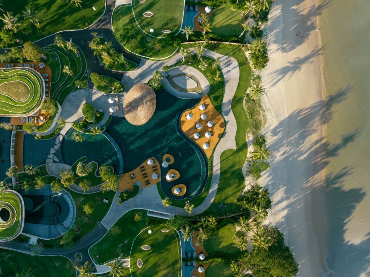 The bird's eye view of Anantara Koh Yao Yai Resort & Villas.