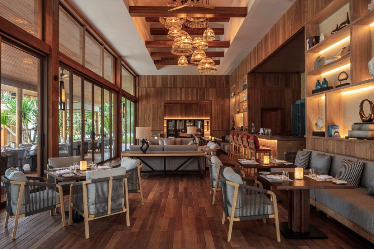 The Beach Restaurant at the Anantara Koh Yao Yai Resort & Villas.