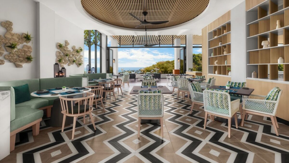 Marriott Resort Perhentian's Dapur, an all-day dining restaurant offering local and international cuisine.