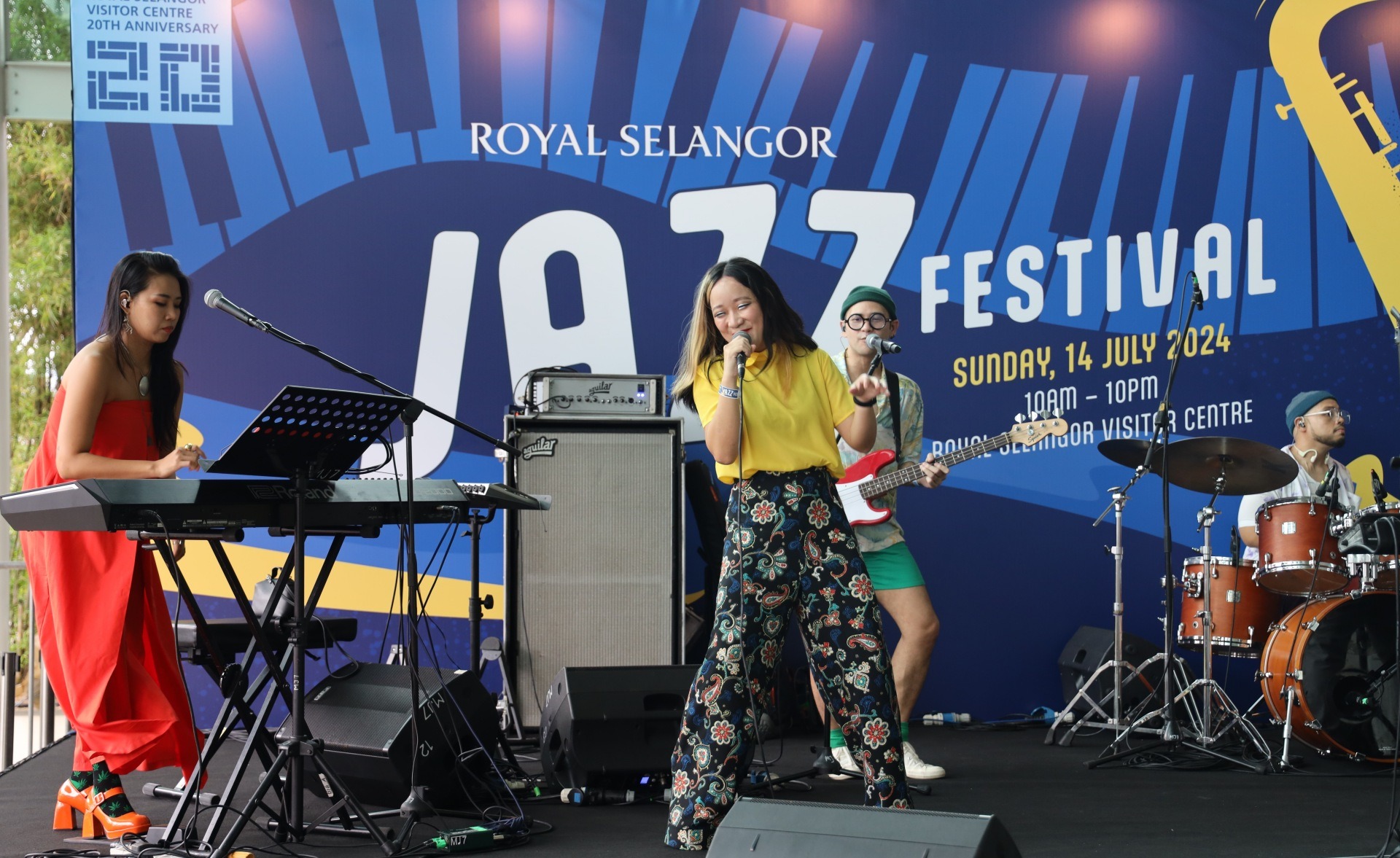 A performance by FAZZ during the Royal Selangor Jazz Festival.