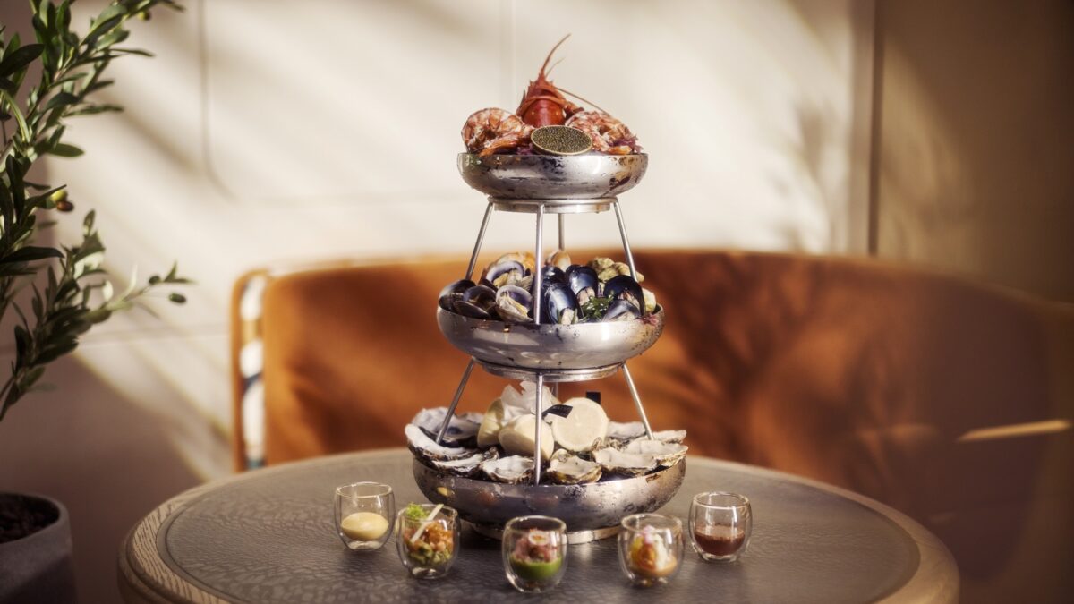 The Plateau De Fruits Mer from Maison Boulud.