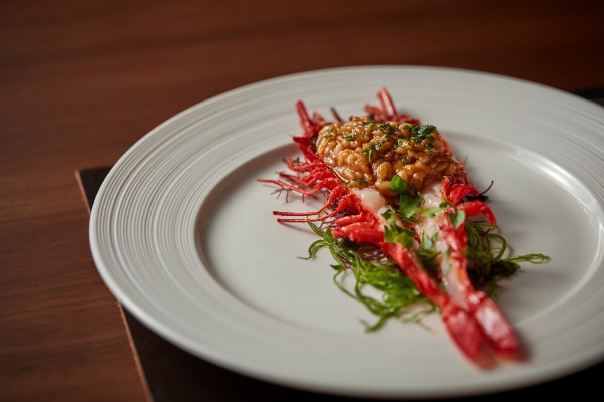 A Carabinero Prawn from Wakuda Restaurant & Bar.