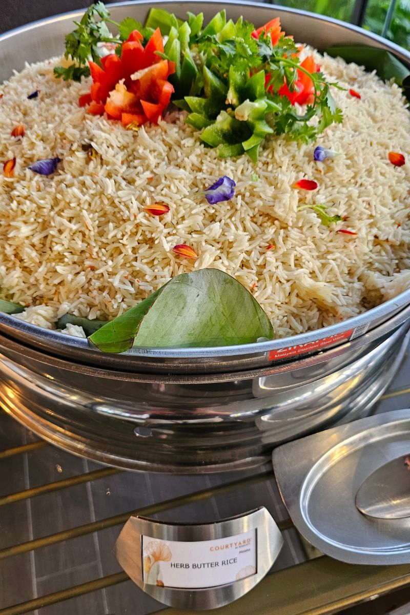 Herb Butter Rice, Courtyard by Marriott Melaka