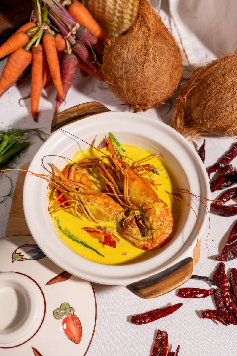 Masak Lemak Udang Galah Pucuk Paku