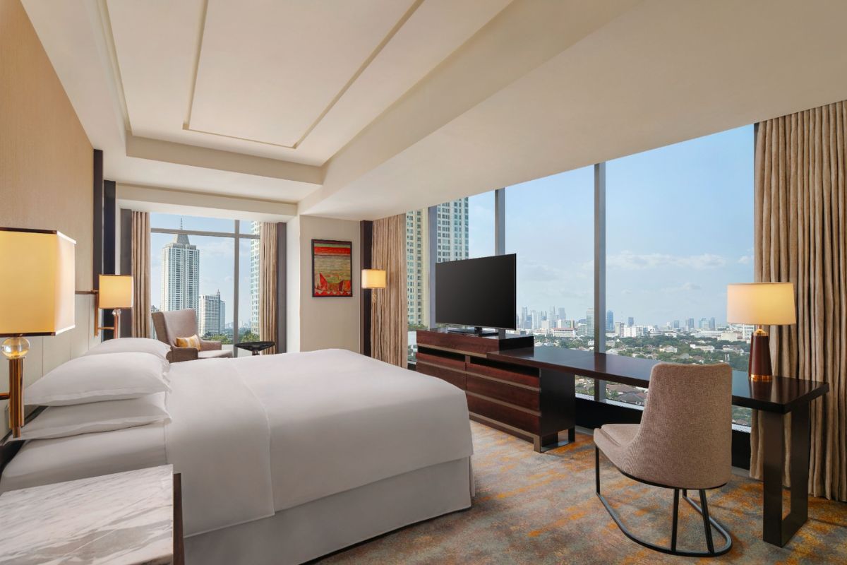 Bedroom, Sheraton Grand Jakarta