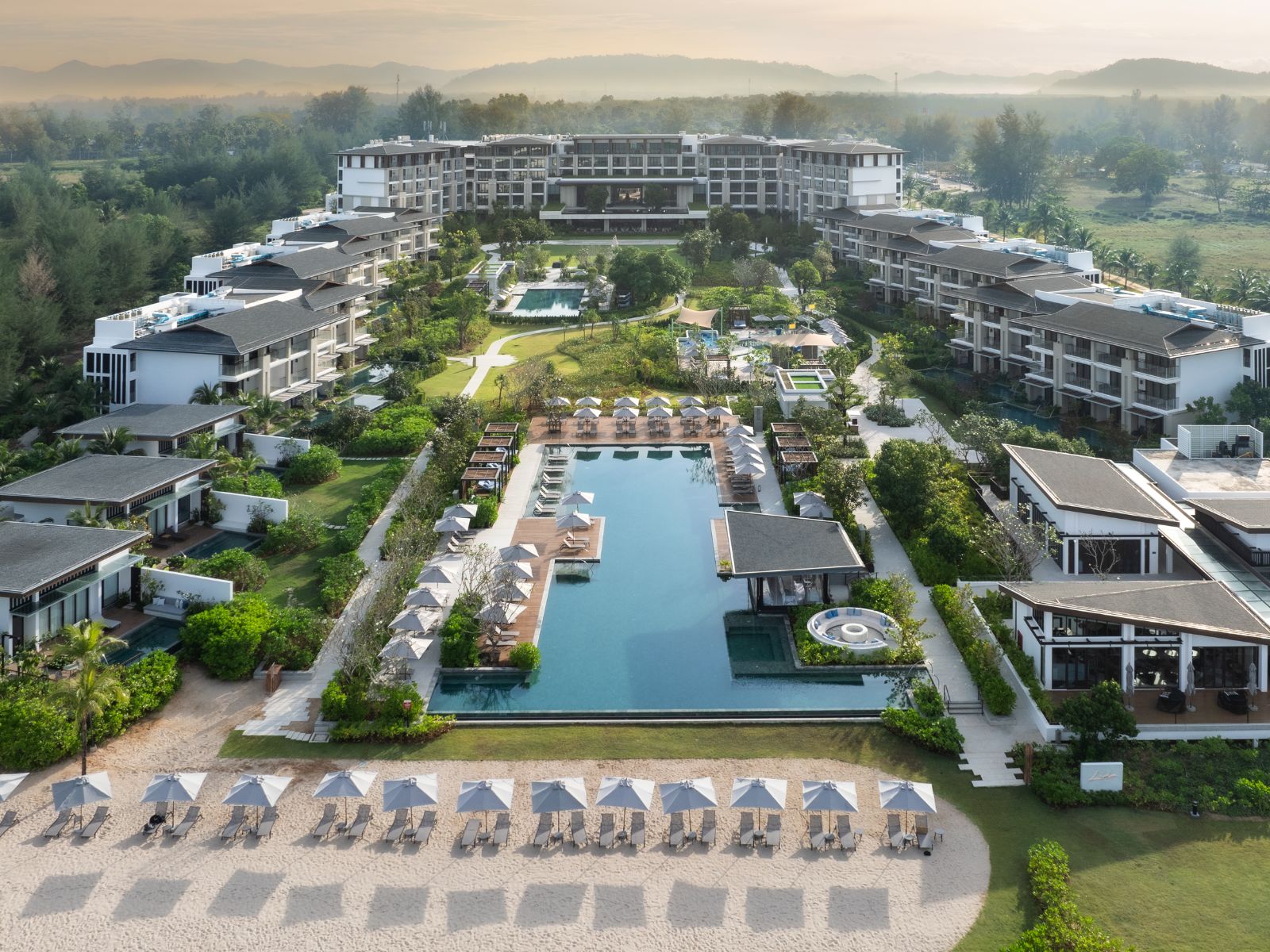 Aerial view of Khao Lak Marriott Beach Resort & Spa