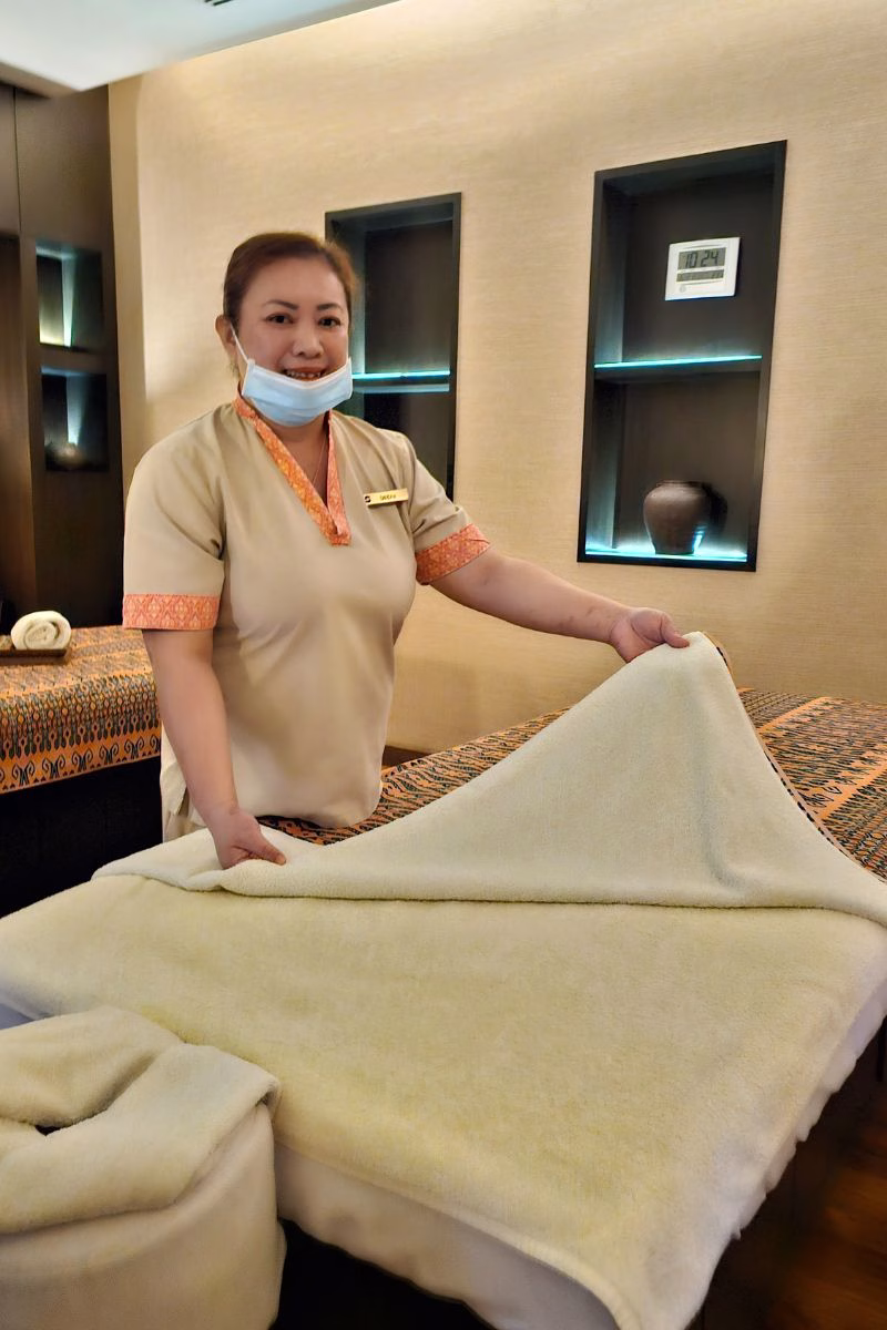 Readying the bed for Urutan Malaysia