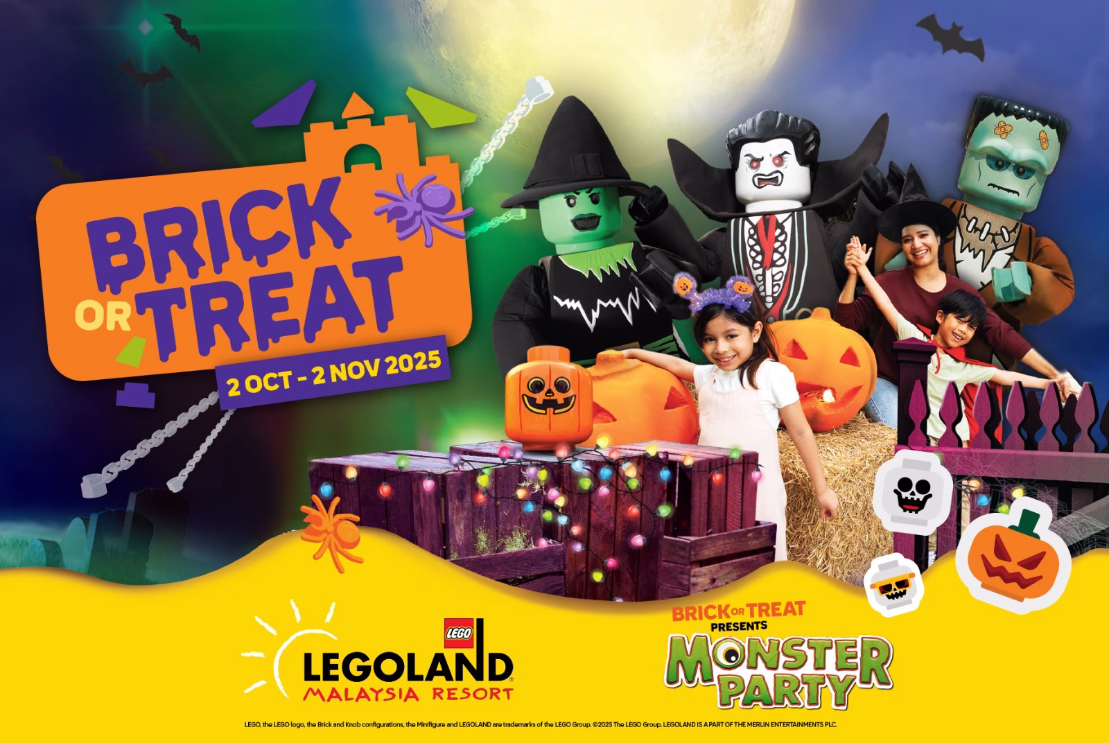Spooktacular Fun Returns As LEGOLAND® Malaysia Resort Brings Back Brick-Or-Treat Monster Party
