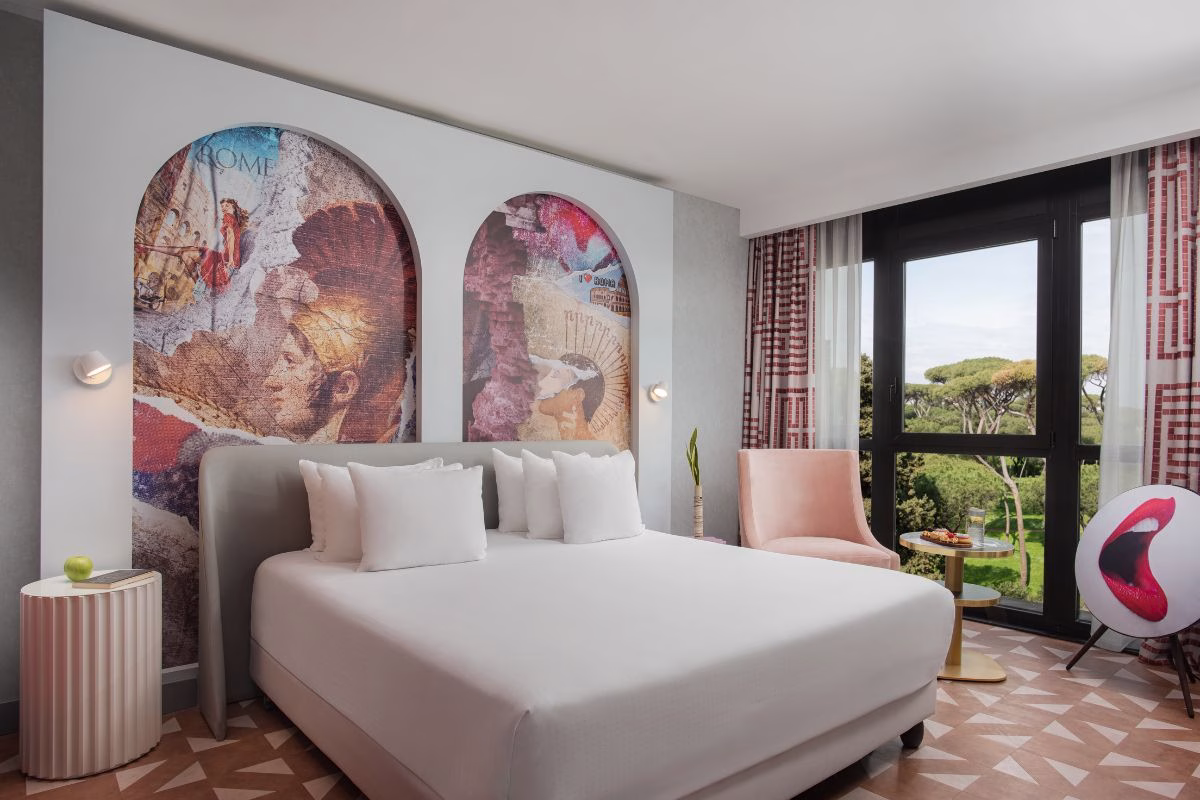 Roma Room Imperial Suite Bar & Beyond_Bed Music Speaker With View