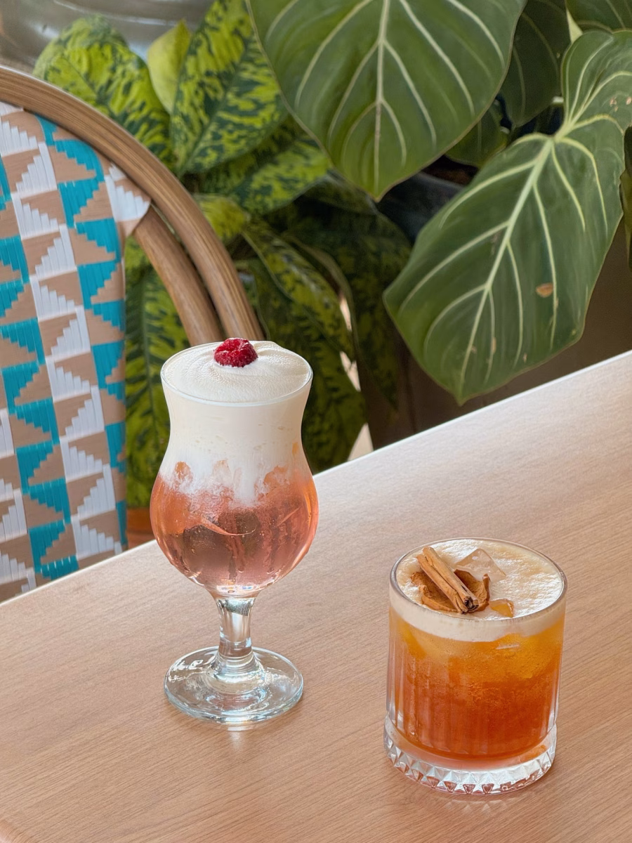 The Raspberry Soda Cremosa and the Apple Spice.