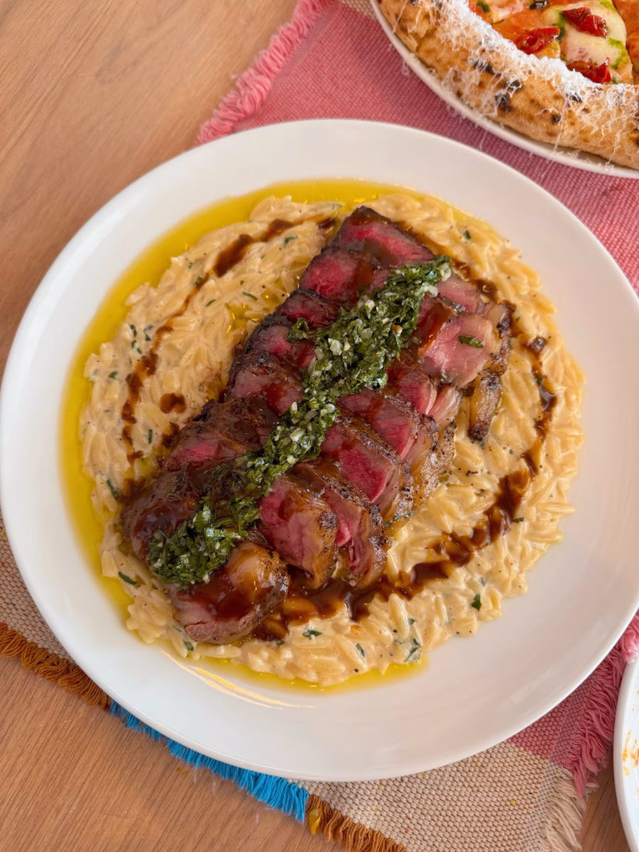 The Wagyu Sirloin with Orzo