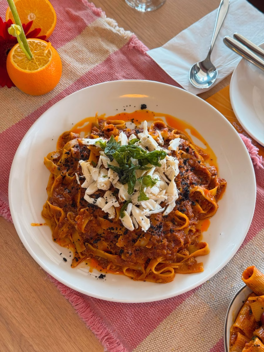 The Crab Arrabbiata Fettuccine