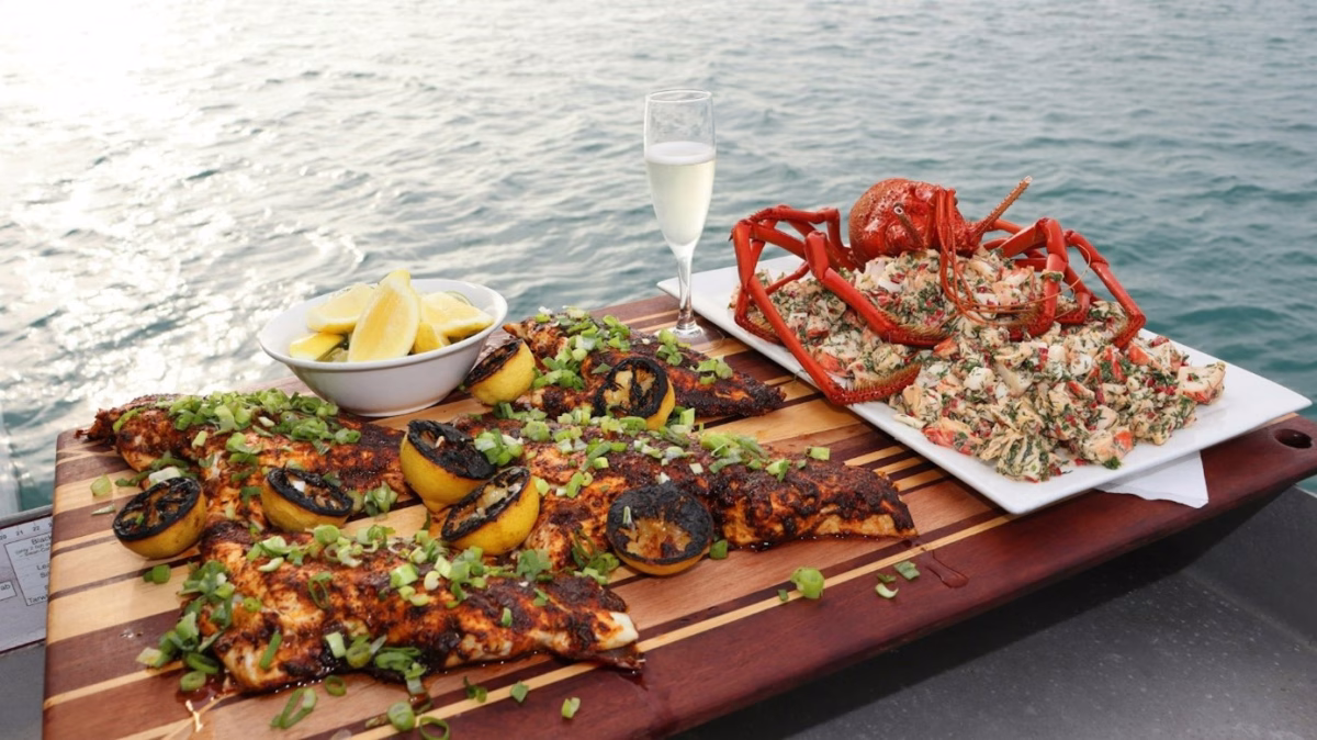 Seafood feast, Abrolhos Islands