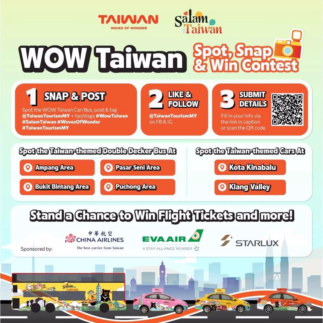 WOW Taiwan Spot, Snap & Win: Capture Your Moment, Win Your Adventure