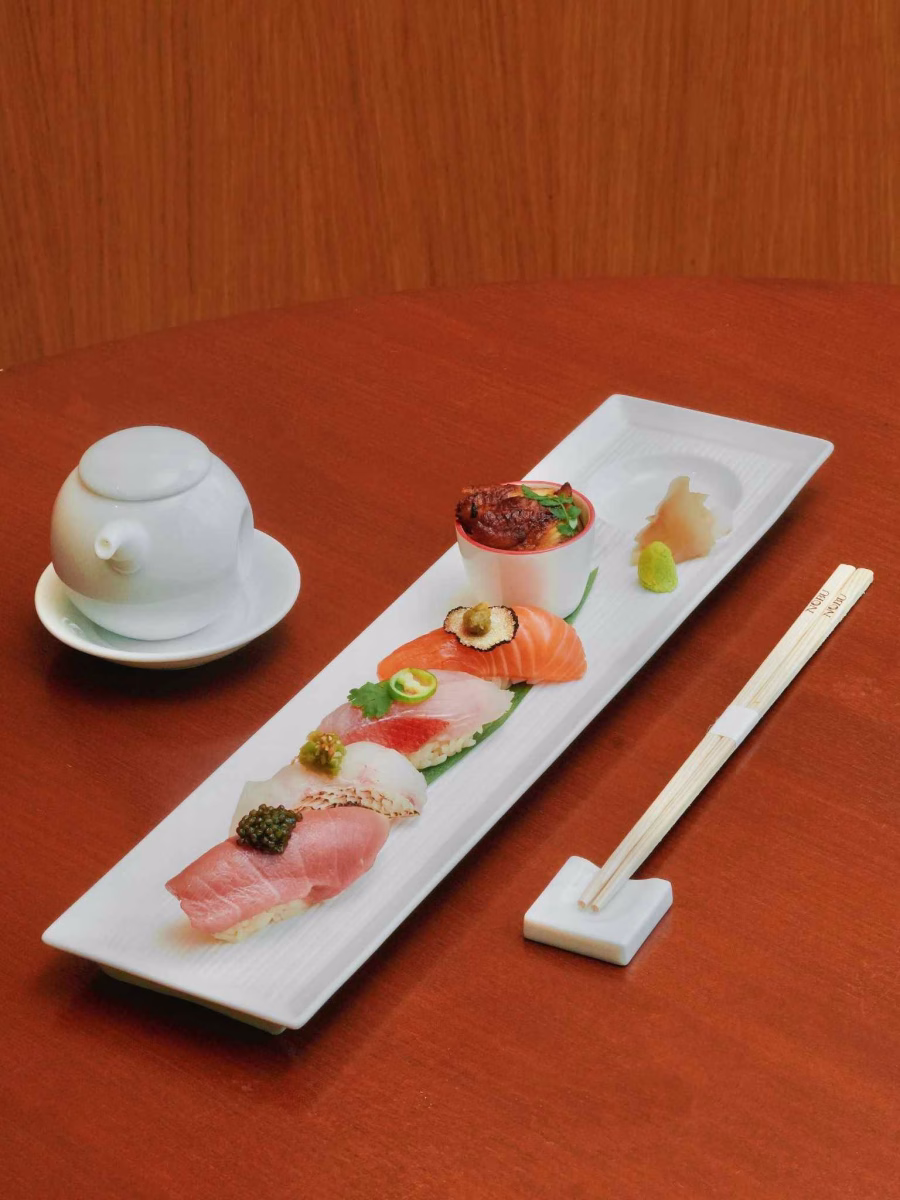 A selection of Nobu Style Sushi