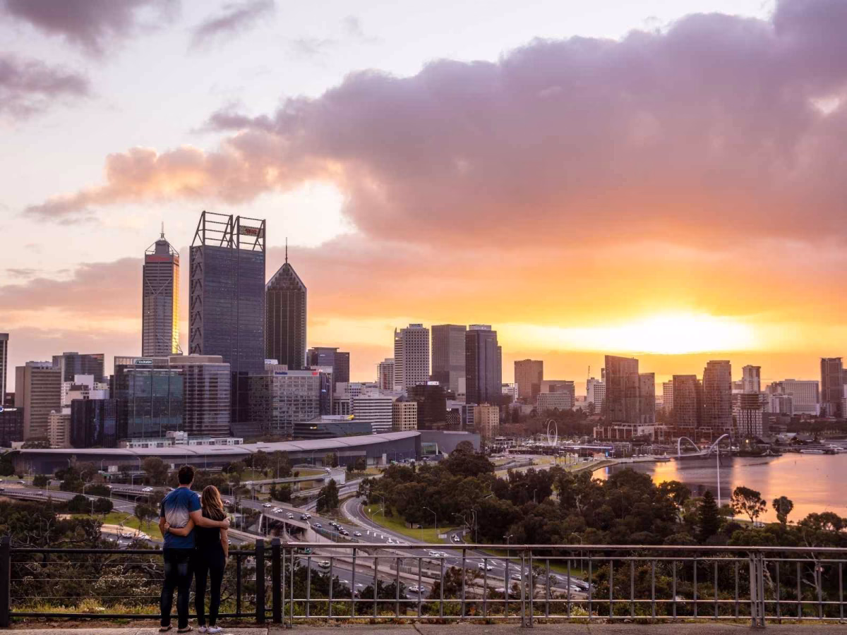 Perth City Skyline, Kings Park and Botanic Garden. Credits to TWA Image Gallery    
