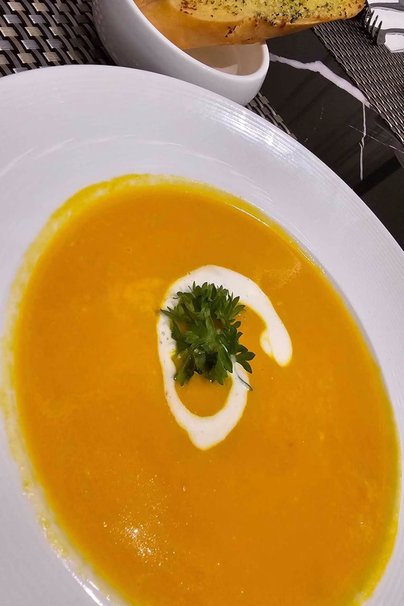 Maple, Pumpkin and Carrit Soup. Photo by Juhan kamaruddin.
