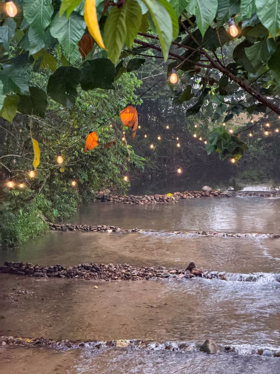 A peaceful riverside spot at The Nyaman Place.