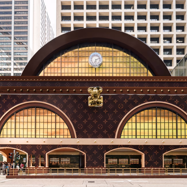 Louis Vuitton Unveils Central Station Pop-Up at The Landmark in Hong Kong