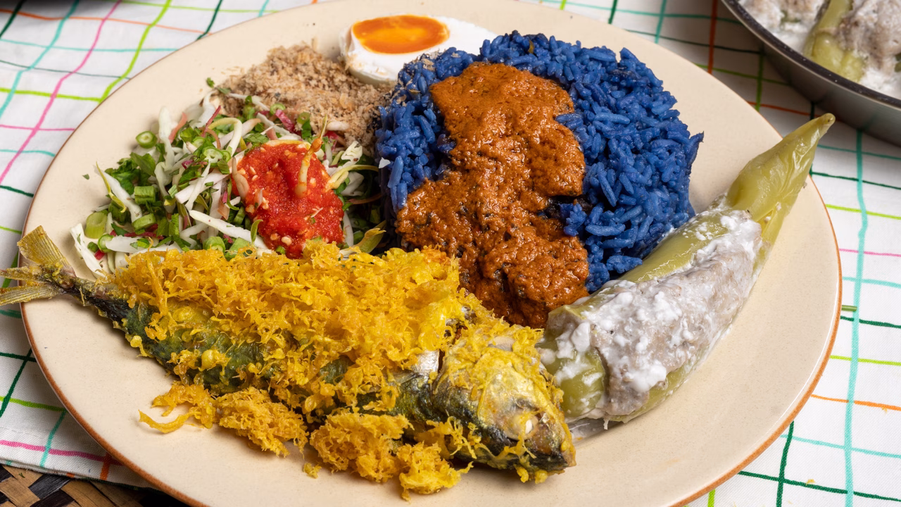 Nasi Kerabu - Resepi Che Nom