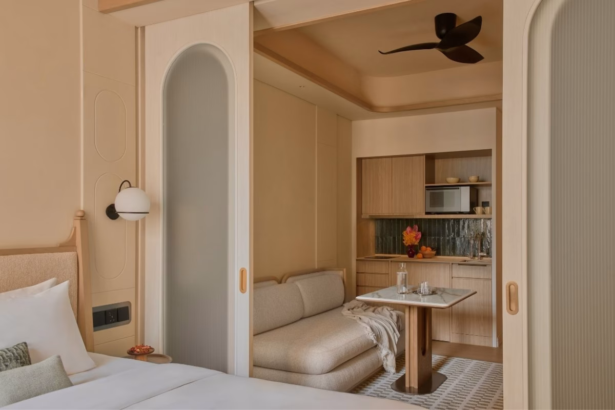 Left to right: Stamford Suite, APT. Urban (above), APT. Studio (below)