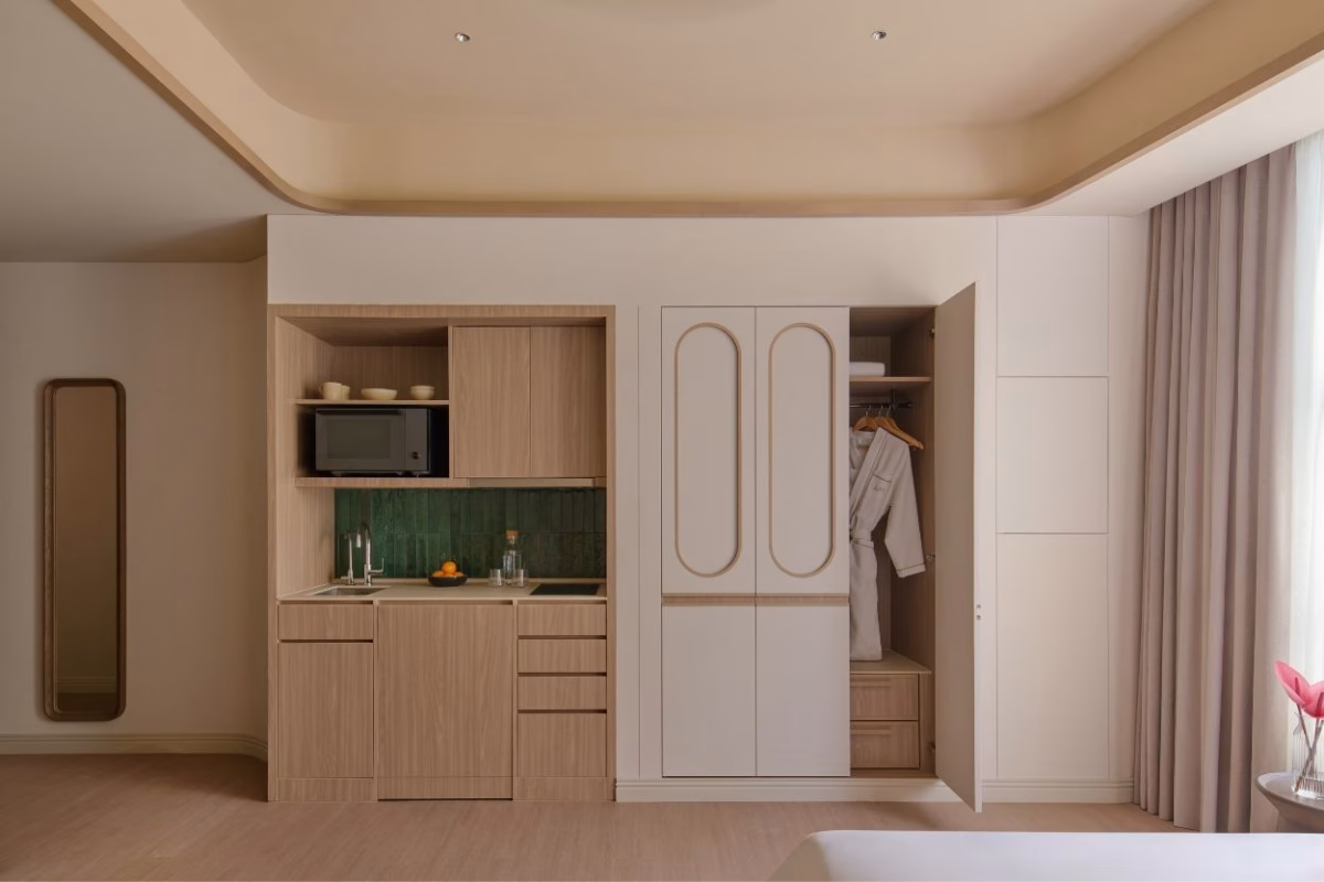 Left to right: Stamford Suite, APT. Urban (above), APT. Studio (below)